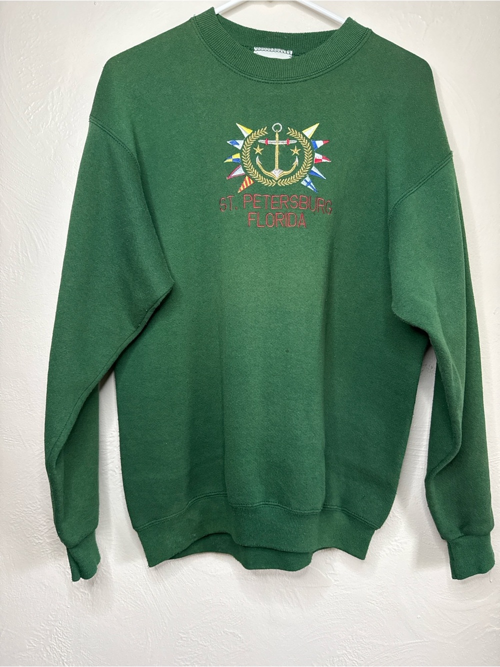 Vintage Lee Heavyweight St. Petersburg Florida Crewneck Sweatshirt Medium